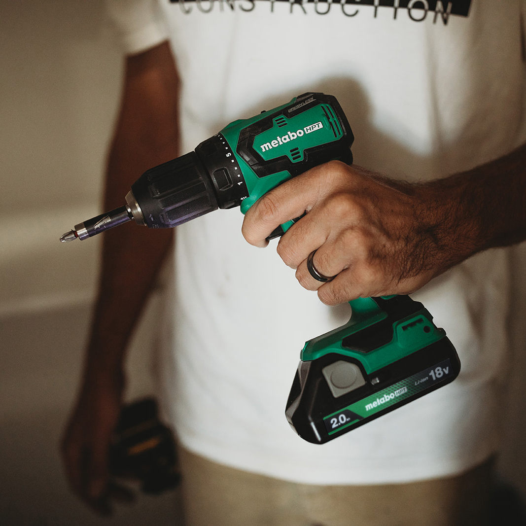 18V Sub-Compact Driver Drill (2.0Ah x 2) | Metabo HPT DS18DDXS