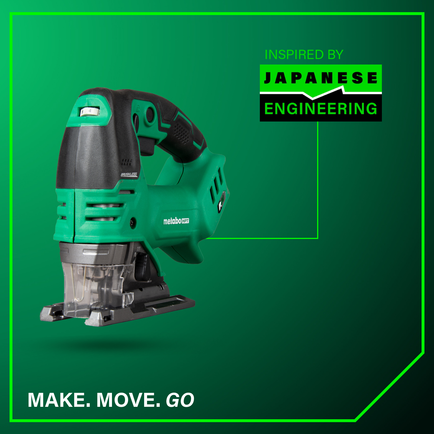 36V MultiVolt Cordless Brushless Orbital Jig Saw | Metabo HPT CJ36DAQ4