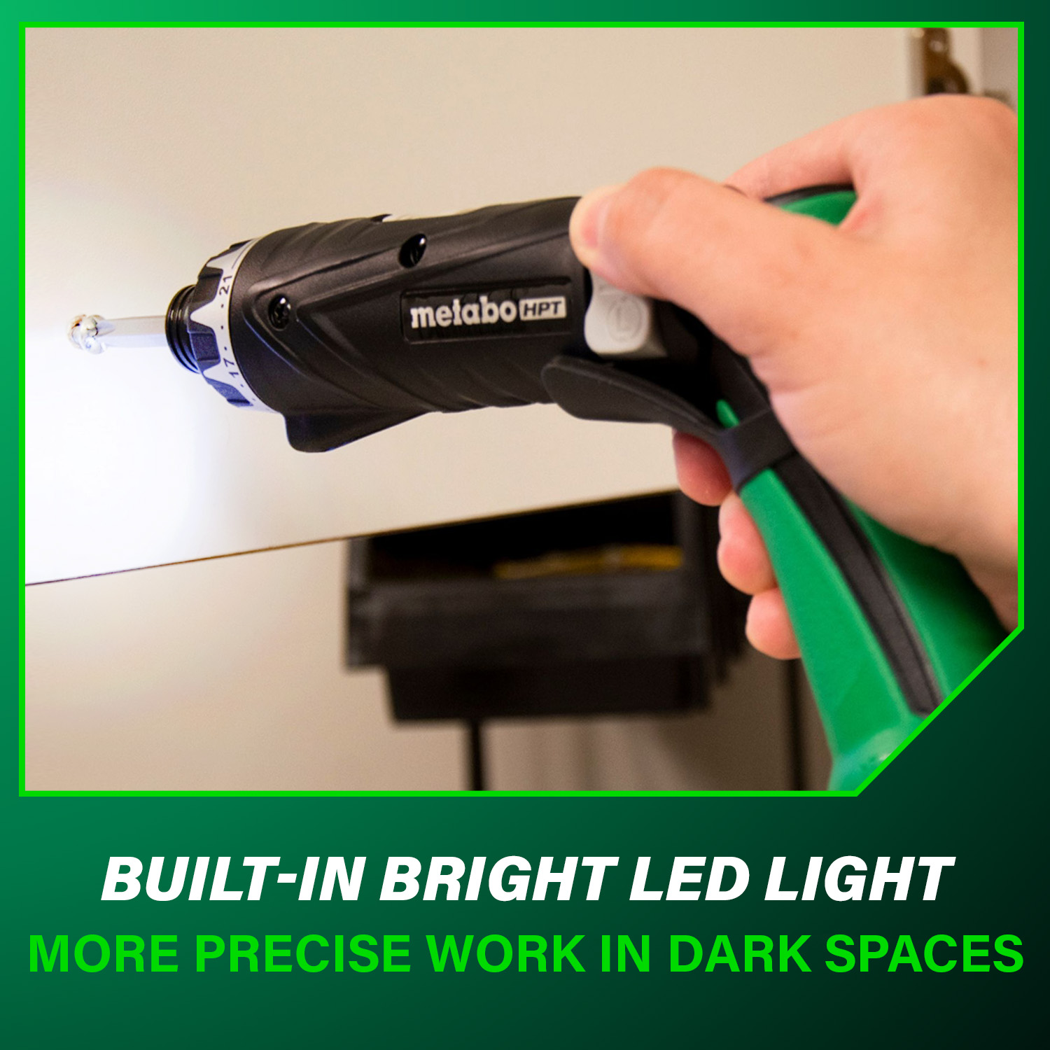 3.6V Lithium Ion Screwdriver 1.5Ah | Metabo HPT DB3DL2