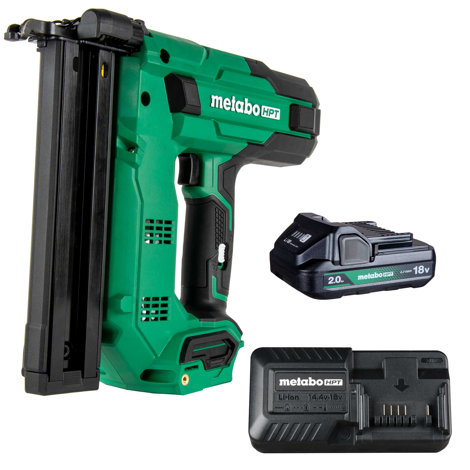 18V MultiVolt 18 Ga 1 1 2 Narrow Crown Stapler 1x2.0Ah Metabo HPT N1804DB