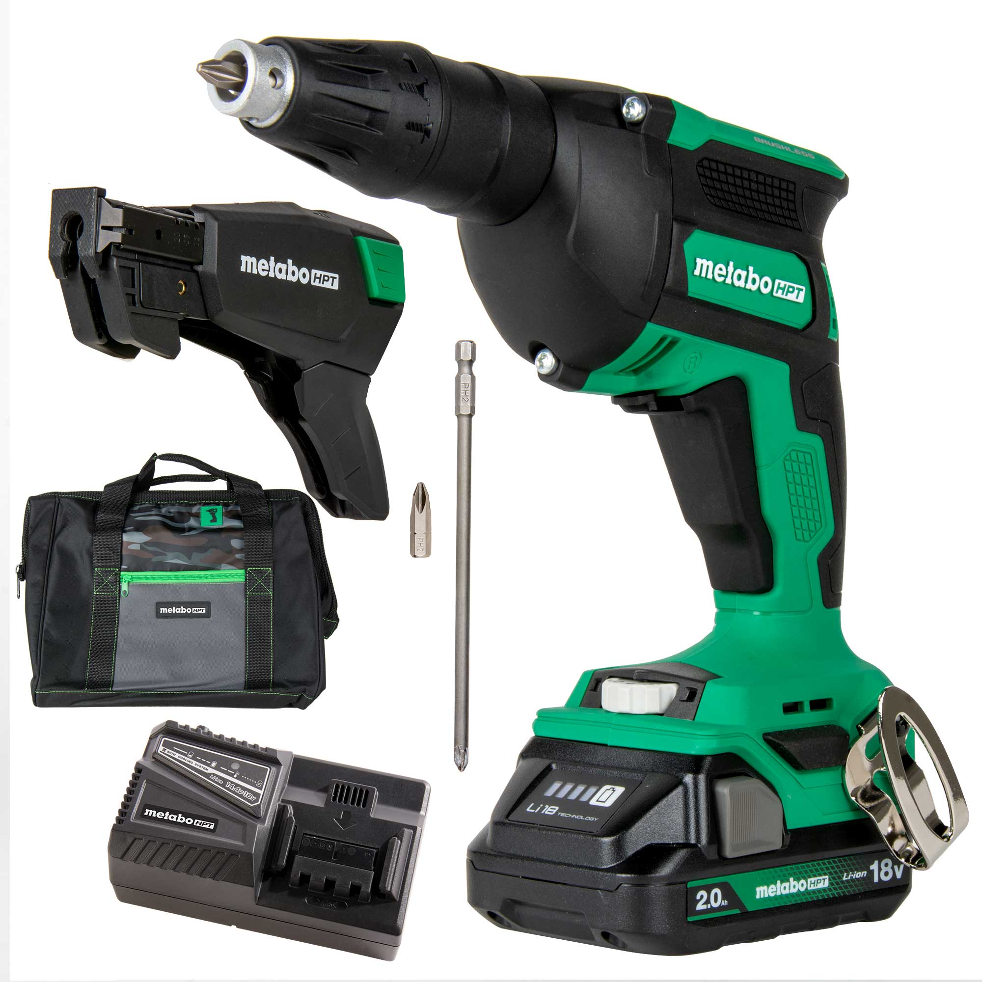 18V MultiVolt™ Cordless Drywall Screw Gun Kit w/ Collated Screw
