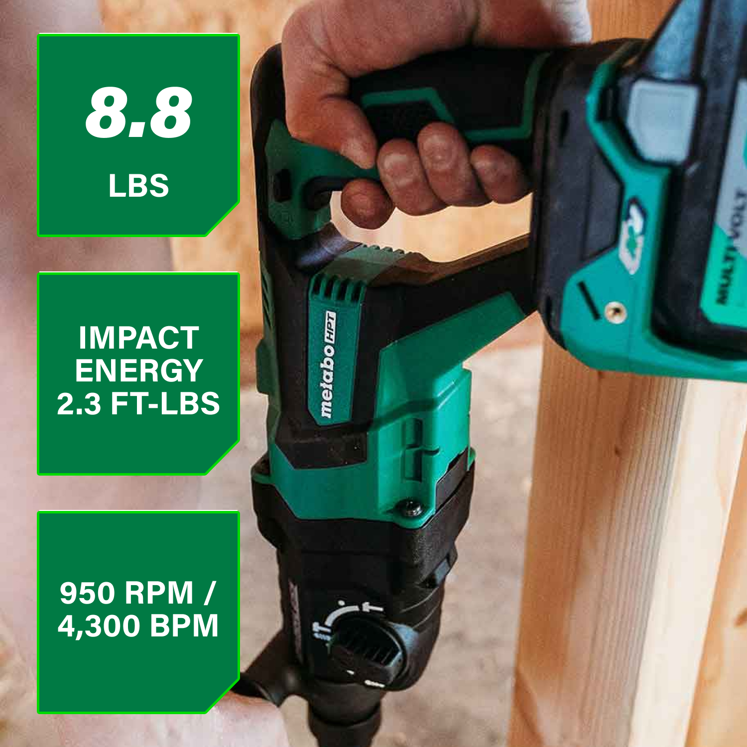 36V MultiVolt™ Brushless 1-1/8
