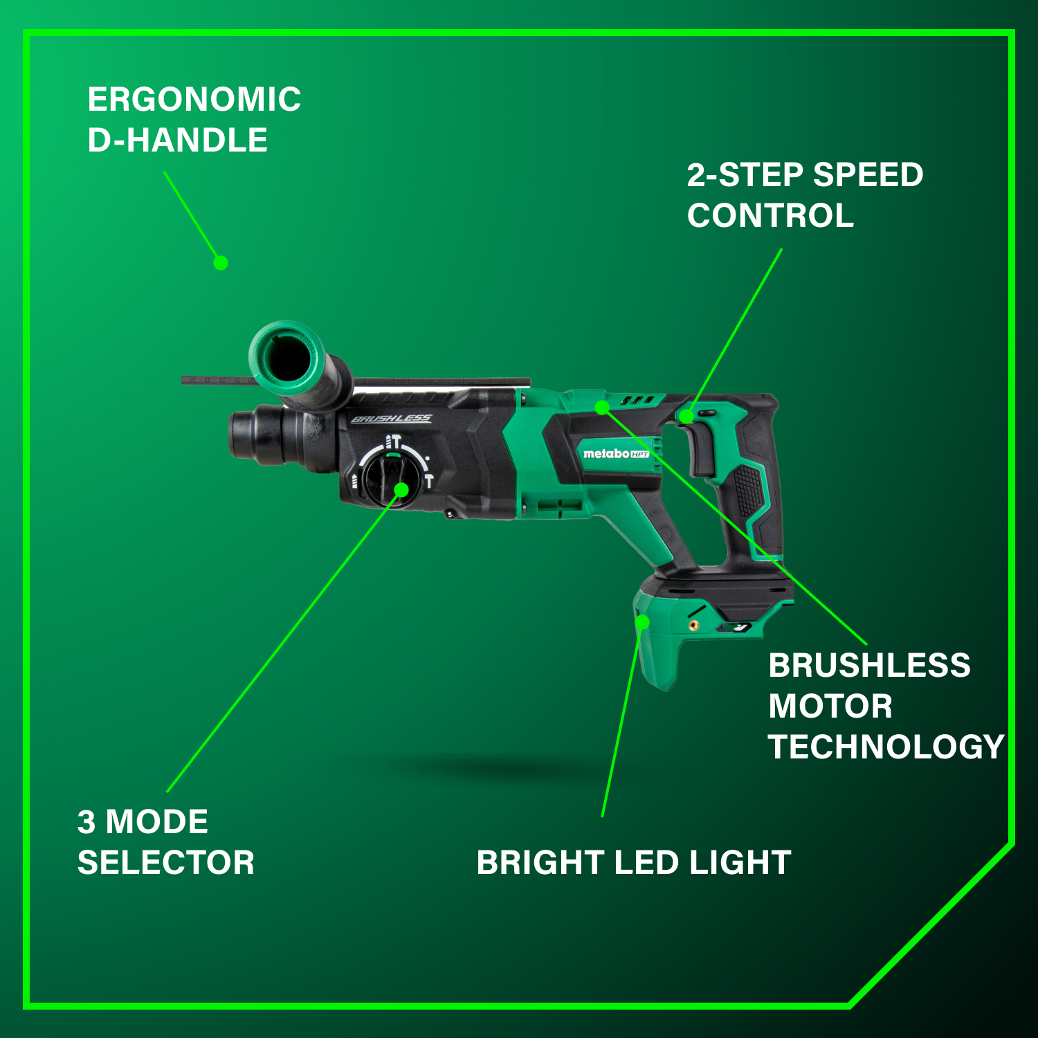 36V MultiVolt™ Brushless 1-1/8