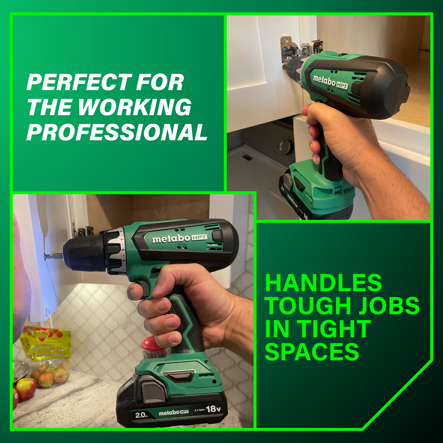 18V Cordless Drill Driver Kit | Metabo HPT DS18DFX