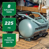The TANK 8-Gal Trolley Air Compressor | Metabo HPT EC1315S