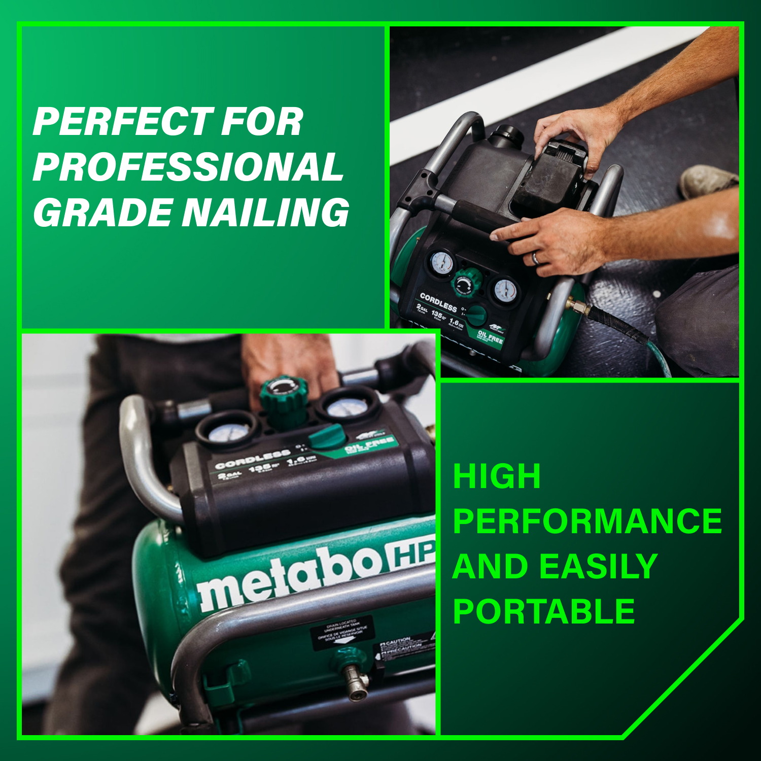 36V MultiVolt 2 Gallon Cordless Air Compressor (Tool Body Only