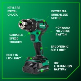 maxdriveページ 18V MultiVolt™ Cordless Brushless Driver Drill & Impact