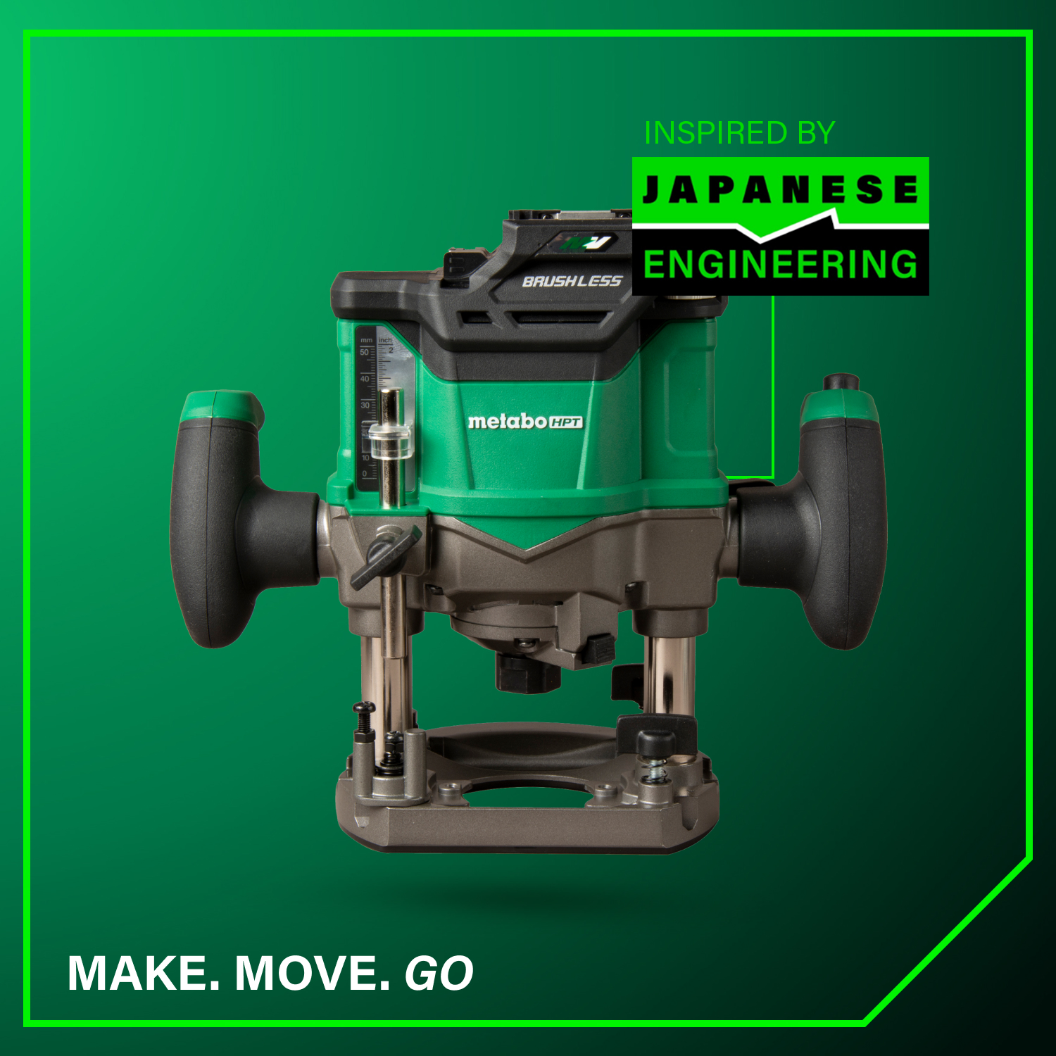 36V Cordless Variable Speed Plunge Router (Tool Body Only