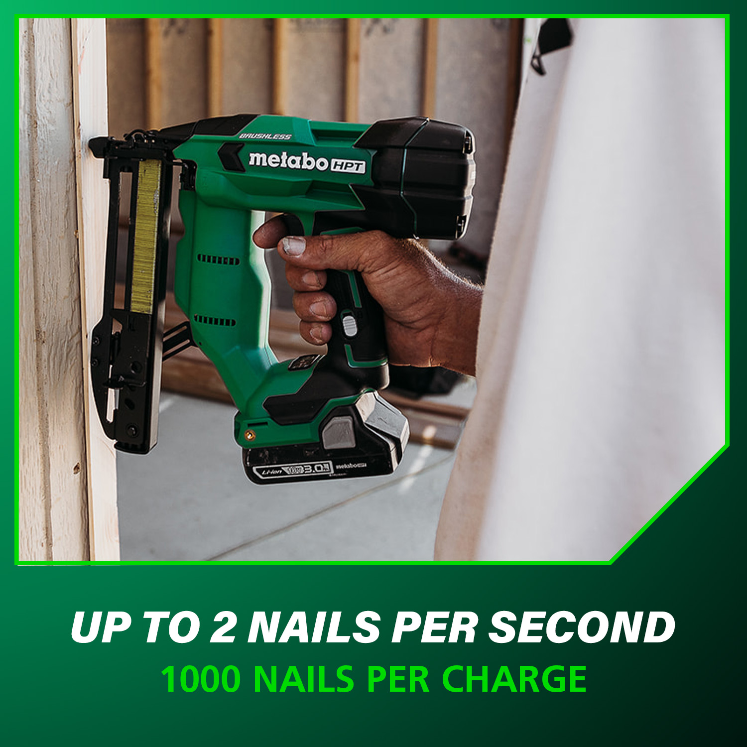 18V MultiVolt™ Brushless 18-Gauge 1/4