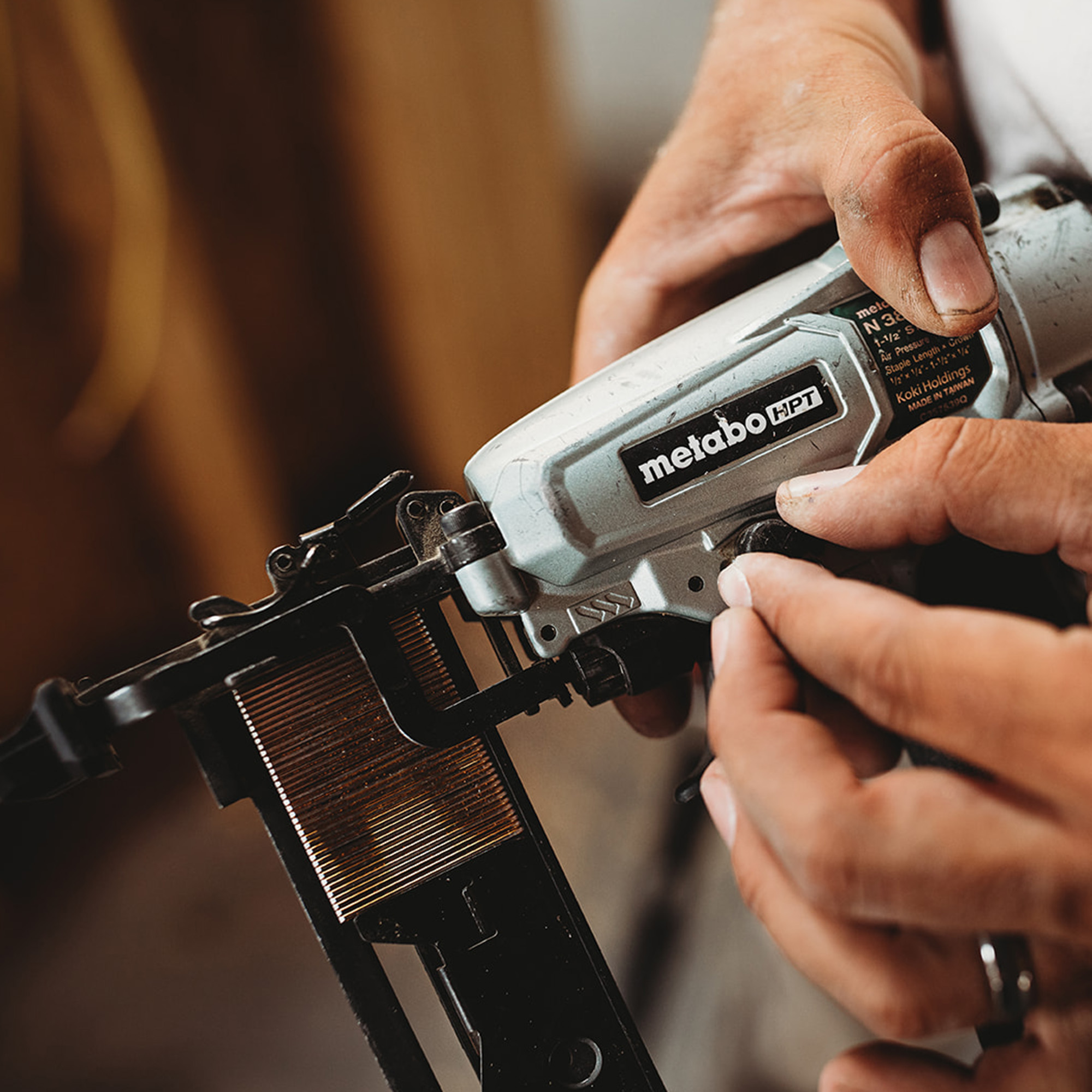 18 Gauge Narrow Crown PRO Finish Stapler | Metabo HPT N3804A5