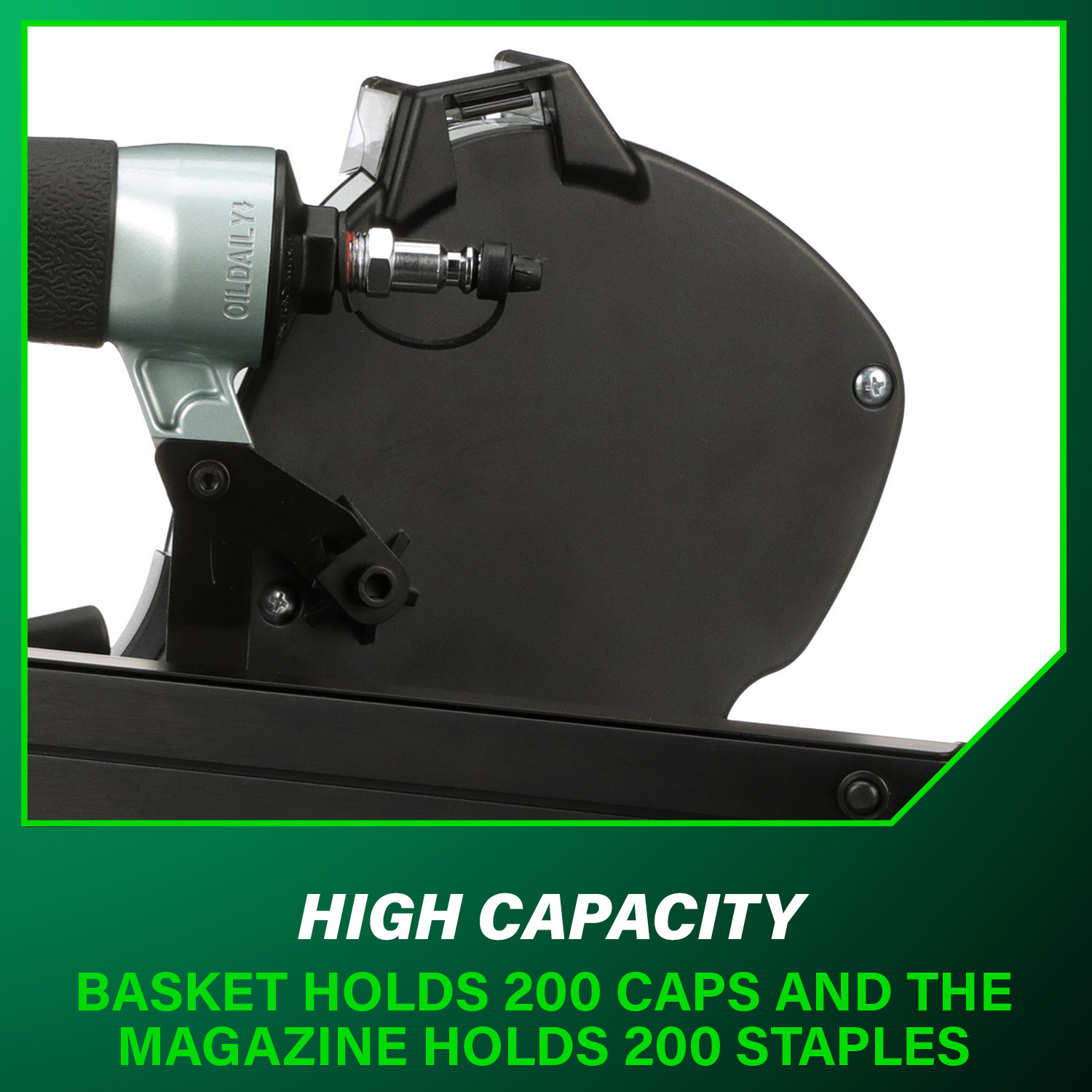 はっぱページ 1-1/2 Inch 18 Gauge Cap Stapler | Metabo HPT N3808AP