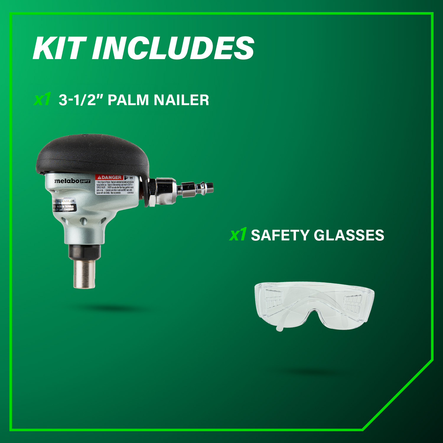 3-1/2 Inch Palm Nailer | Metabo HPT NH90AB