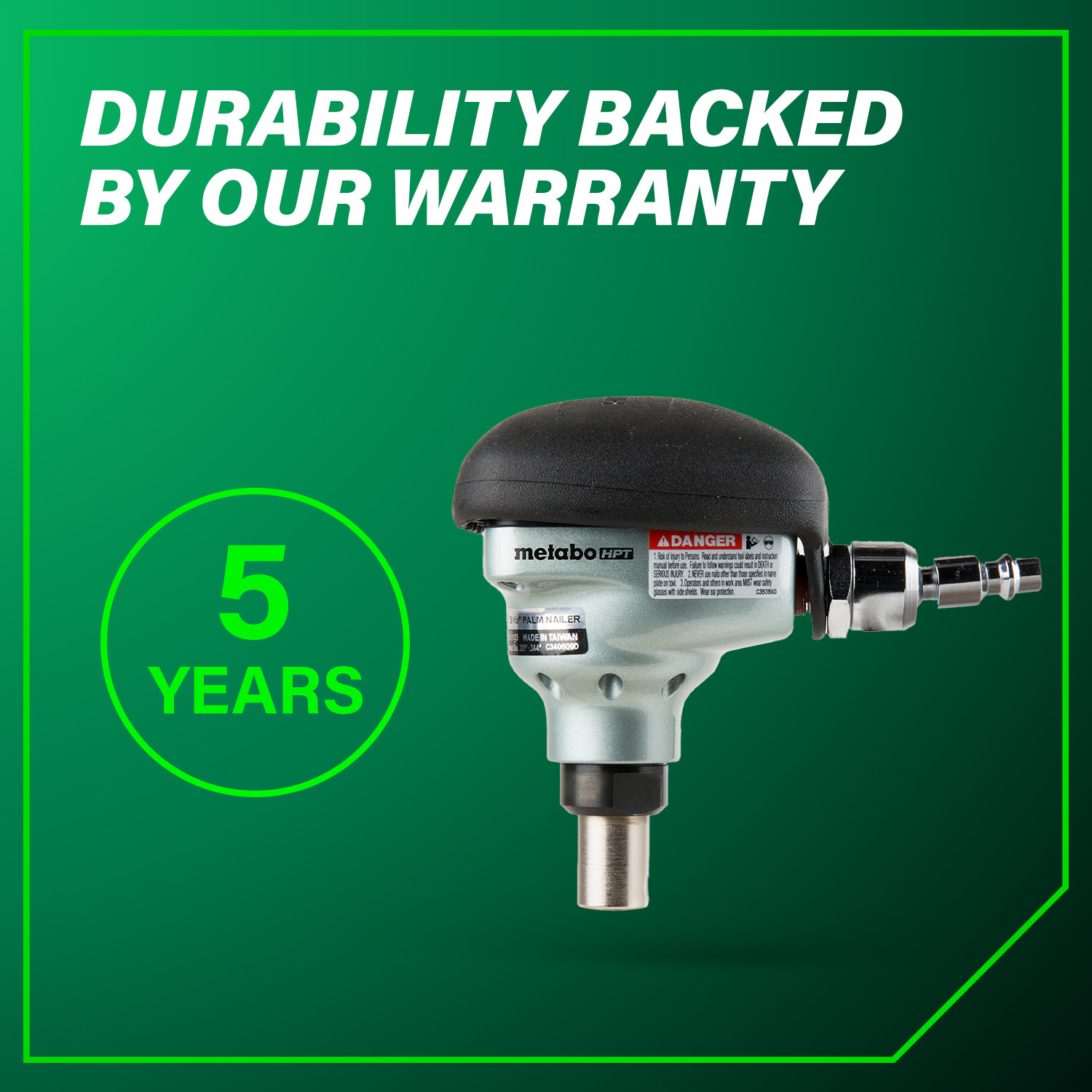 3-1/2 Inch Palm Nailer | Metabo HPT NH90AB