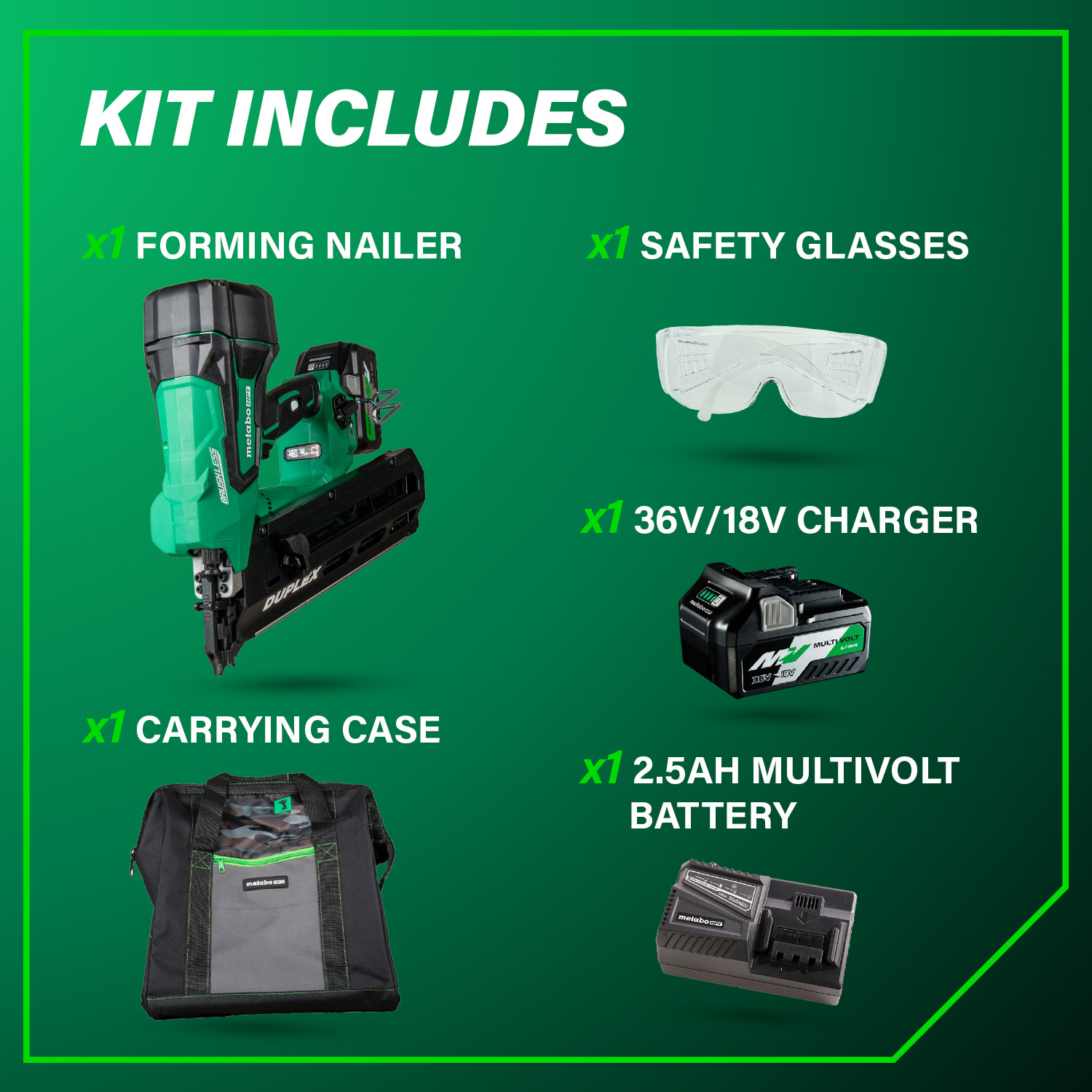 36V 3-1/2 Inch Forming Nailer | Metabo HPT NR3675DD