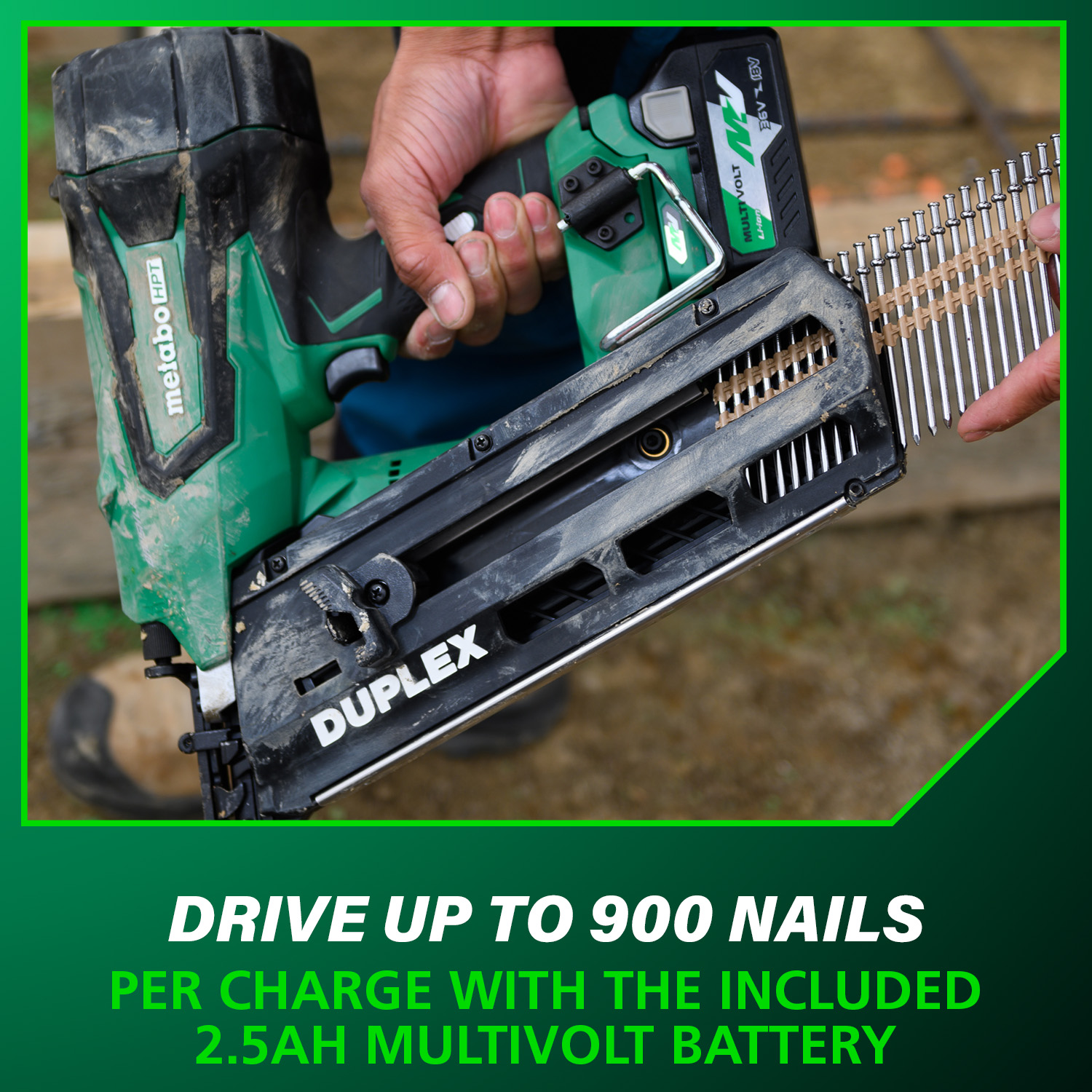 36V 3-1/2 Inch Forming Nailer | Metabo HPT NR3675DD