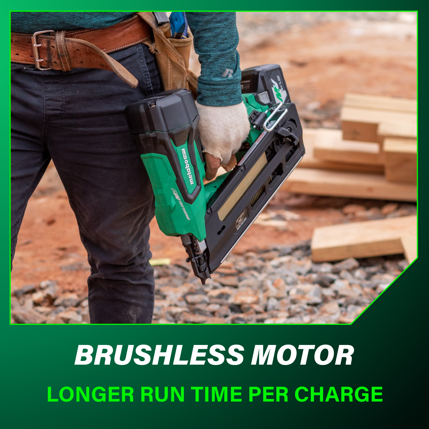 30 Degree 36V Cordless Paper Strip Framing Nailer | Metabo HPT