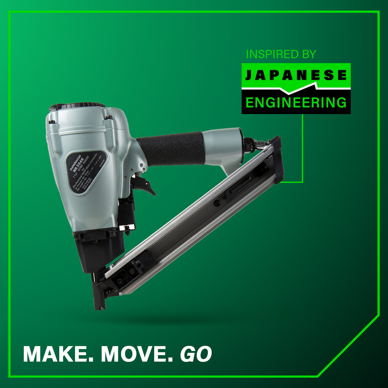 36 Degree 1-1/2 Inch Strap-Tite® Metal Connector Nailer | Metabo