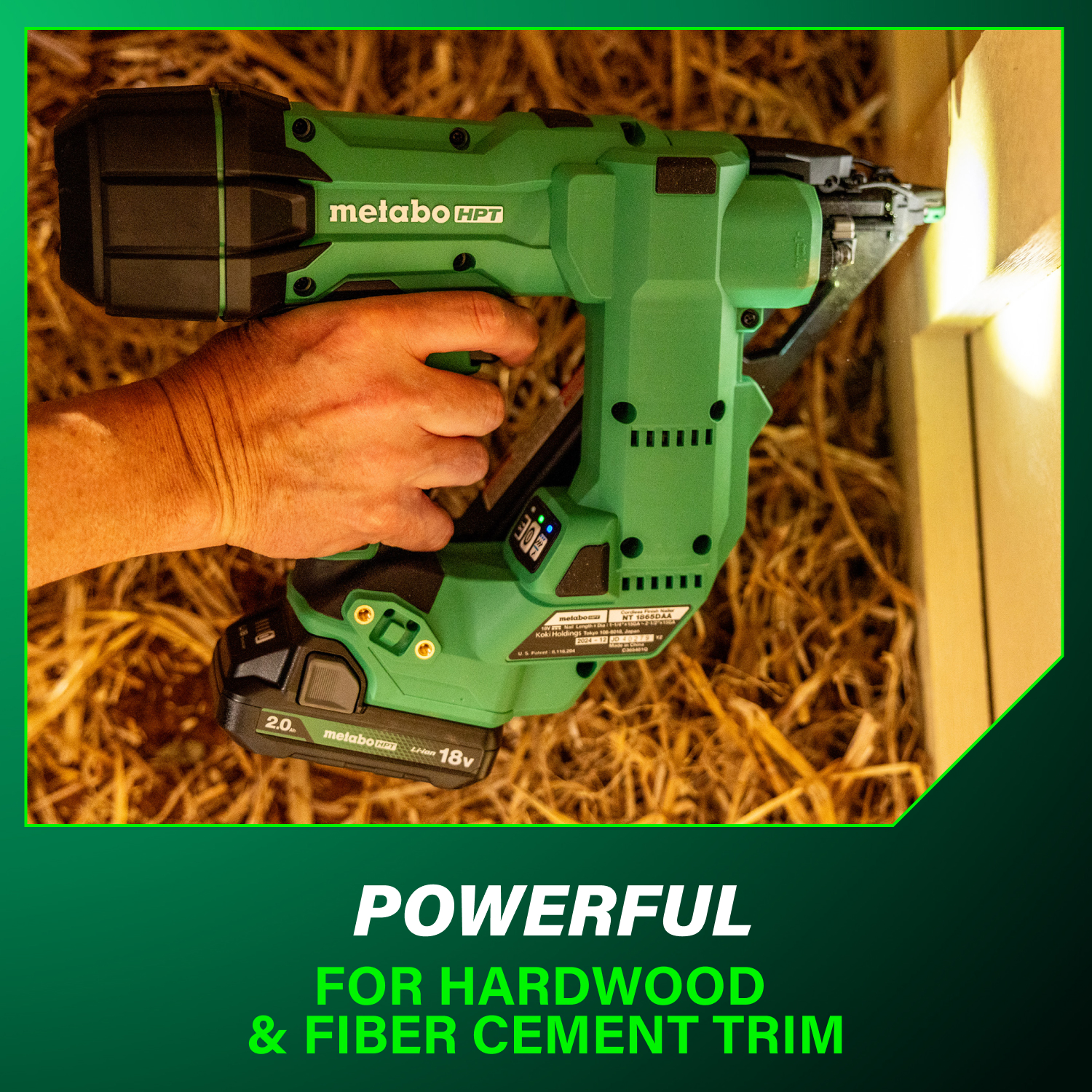 18V MultiVolt™ Brushless Pro 15-GA Angled Finish Nailer (1x2.0Ah