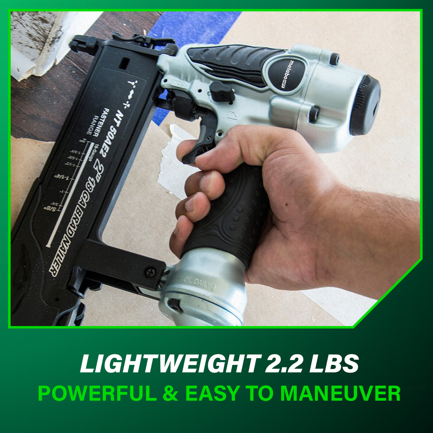 18 Gauge 2 Inch Brad Nailer | Metabo HPT NT50AE2