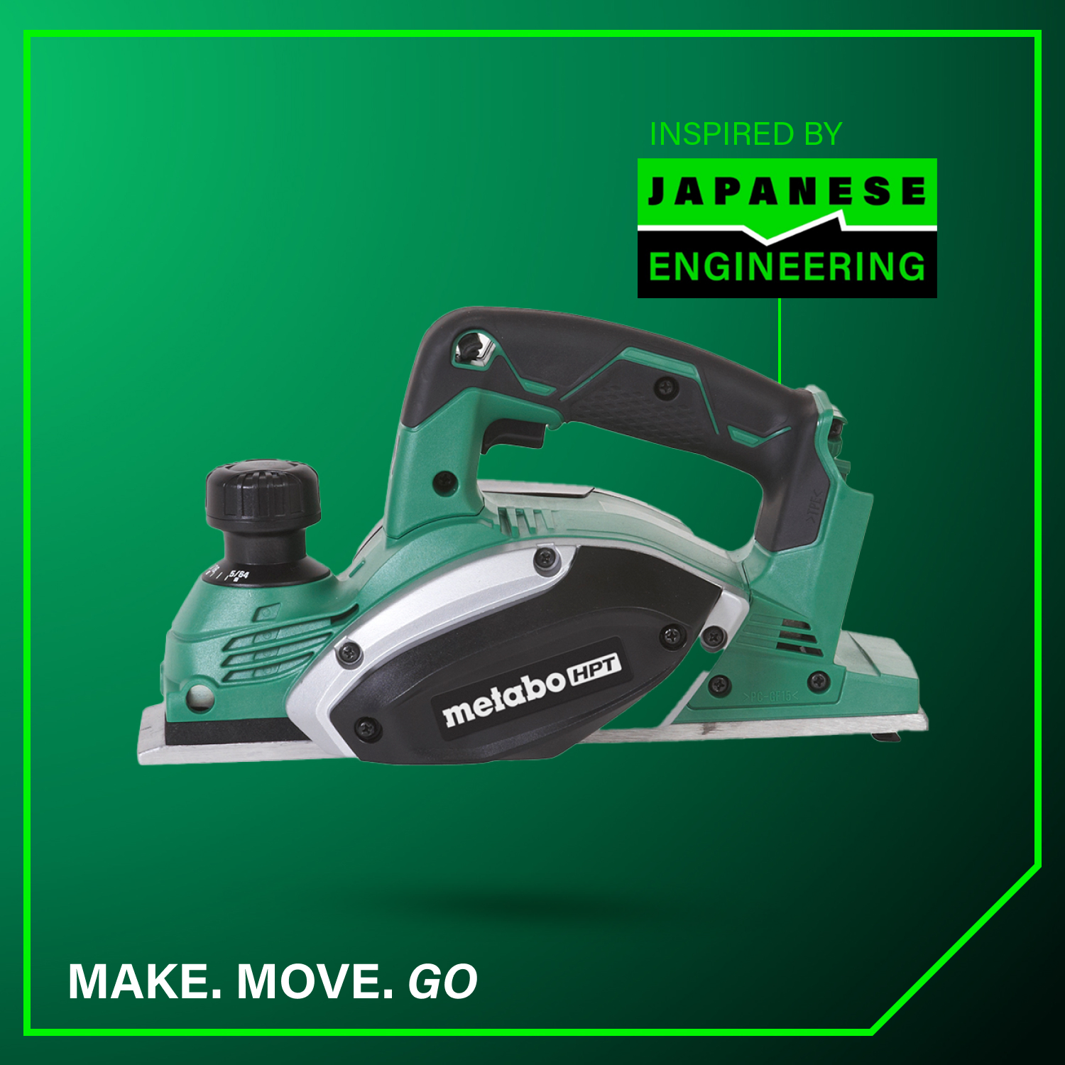 18V 3-1/4 Inch Cordless Planer (Tool Body Only) | Metabo HPT P18DSLQ4