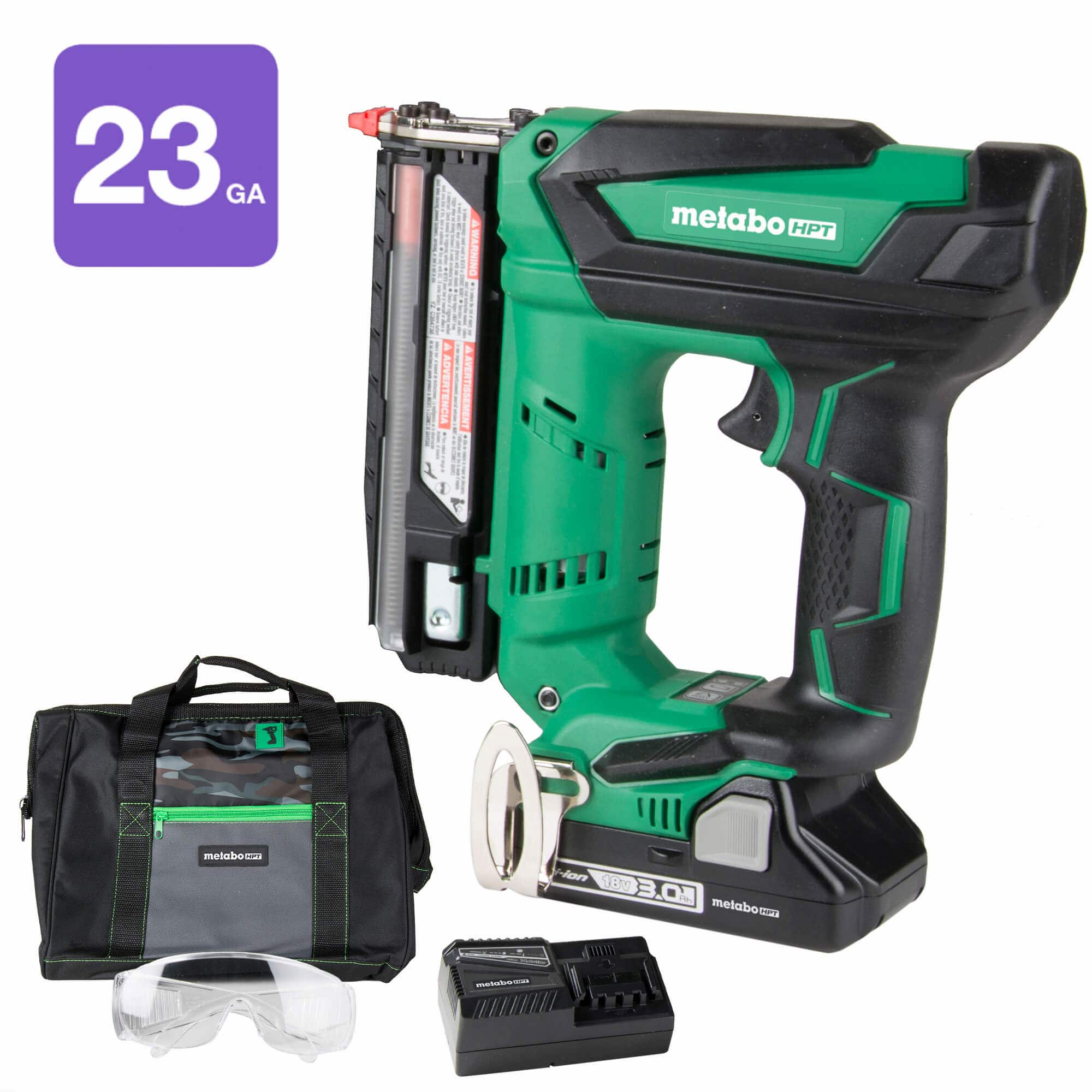 Metabo HPT (was Hitachi Power Tools) 1.375-in 23-Gauge 18-Volt Cordless Pin Nailer Metabo HPT (was Hitachi Power Tools) 1.375-in 23-Gauge 18-Volt Cordless Pin Nailer