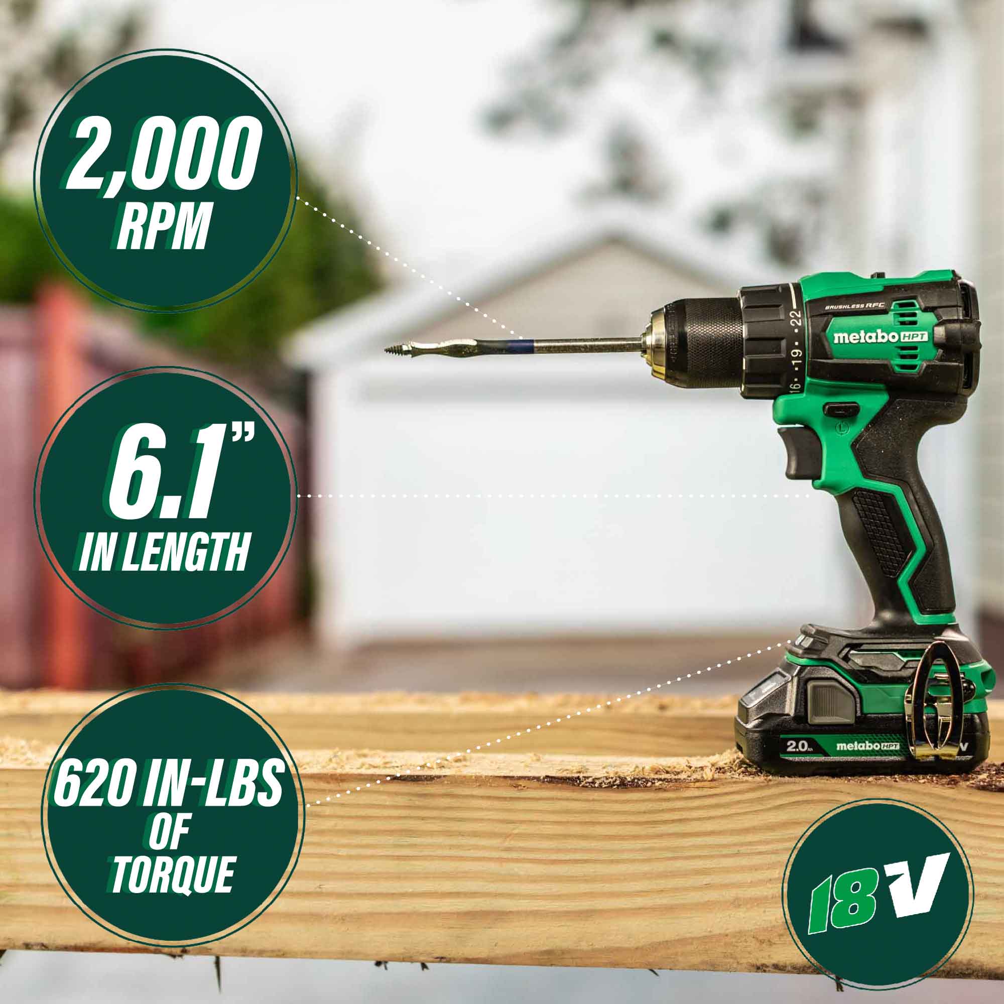 Power Tool Combo Kit Clearance Metabo HPT 18V Brushless Drill &amp