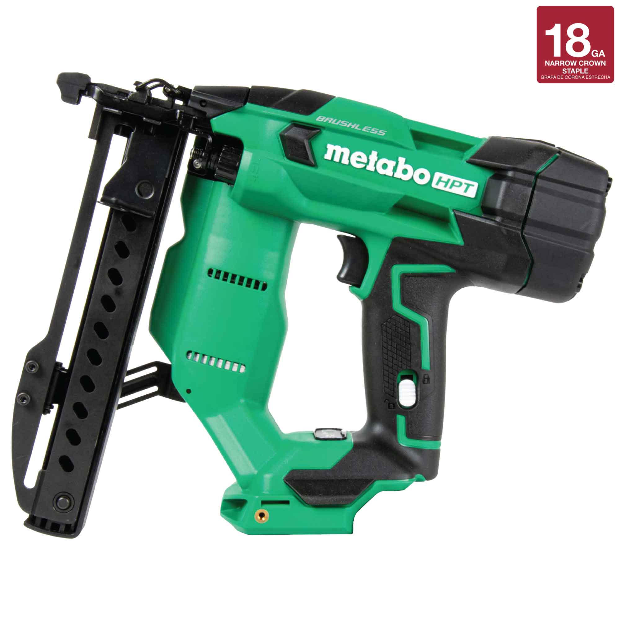 Metabo HPT (was Hitachi Power Tools) 18-Gauge 1/4-in Narrow Crown Finish Pneumatic Stapler Metabo HPT (was Hitachi Power Tools) 18-Gauge 1/4-in Narrow Crown Finish Pneumatic Stapler