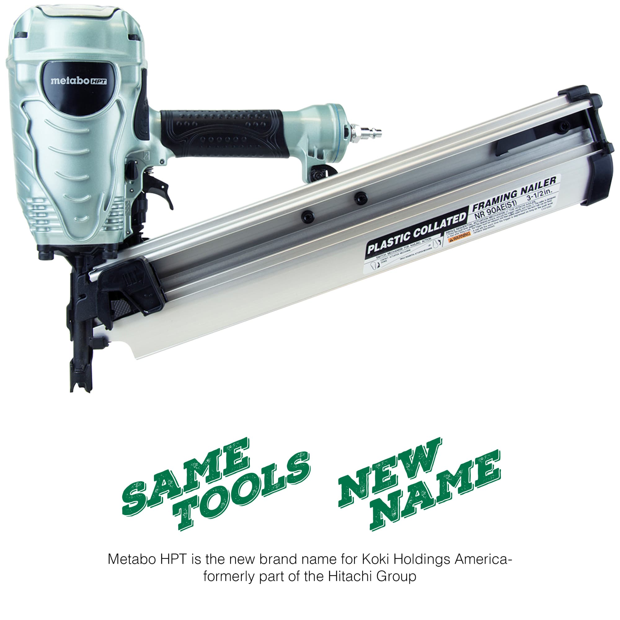 Metabo HPT (was Hitachi Power Tools) 3.5-in-Gauge Framing Pneumatic Nailer Metabo HPT (was Hitachi Power Tools) 3.5-in-Gauge Framing Pneumatic Nailer