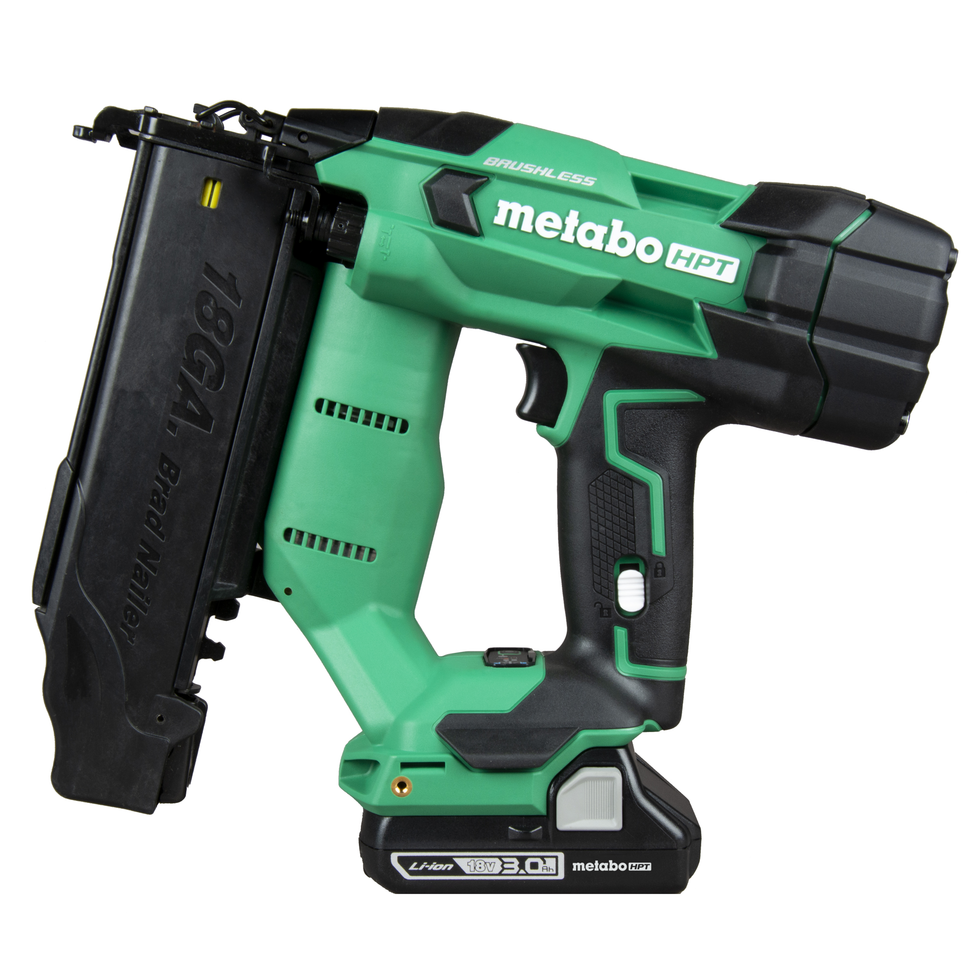 Metabo HPT (was Hitachi Power Tools) 2-in 18-Gauge 18-Volt Cordless Brad Nailer Metabo HPT (was Hitachi Power Tools) 2-in 18-Gauge 18-Volt Cordless Brad Nailer