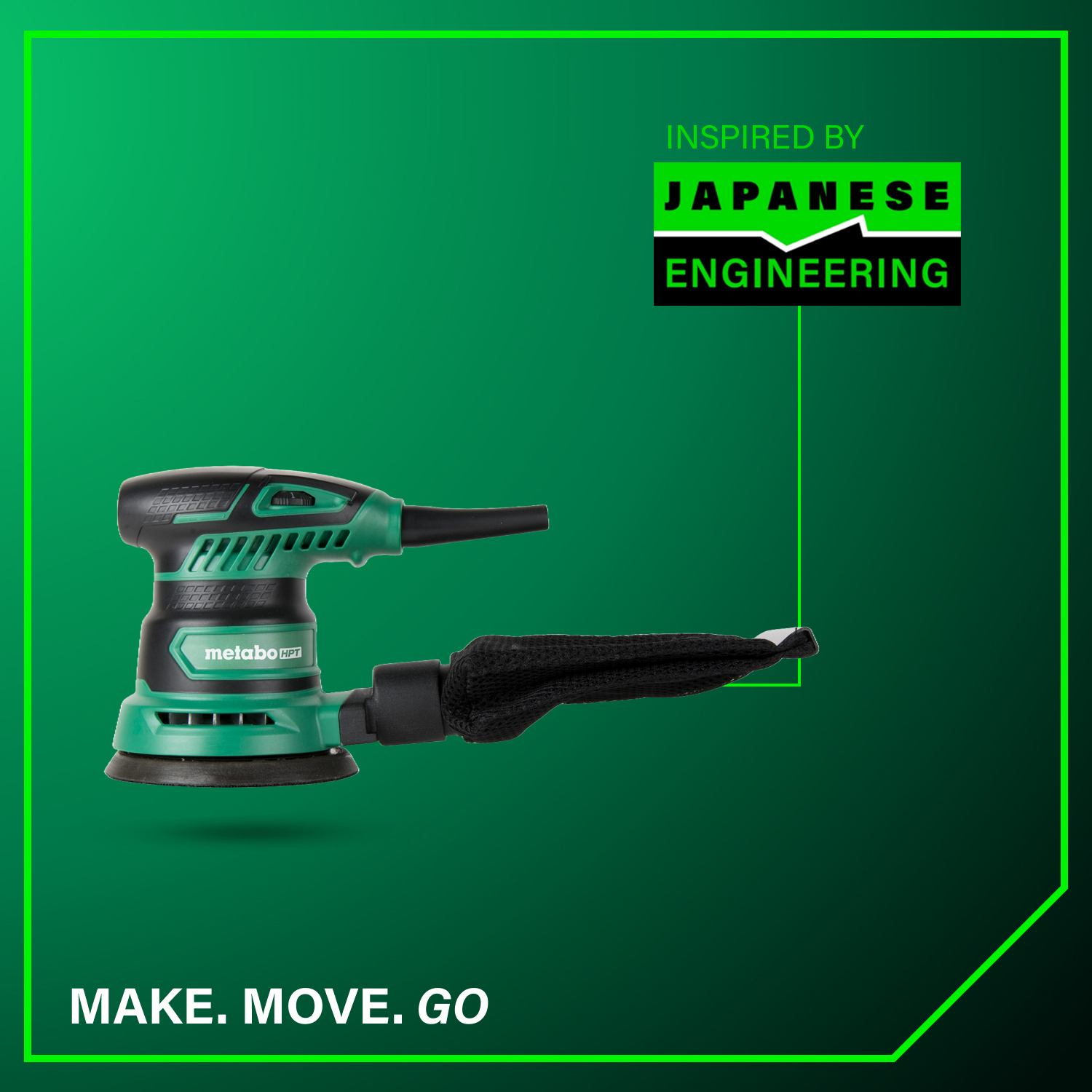 5 Inch Variable Speed Random Orbit Finishing Sander | Metabo HPT