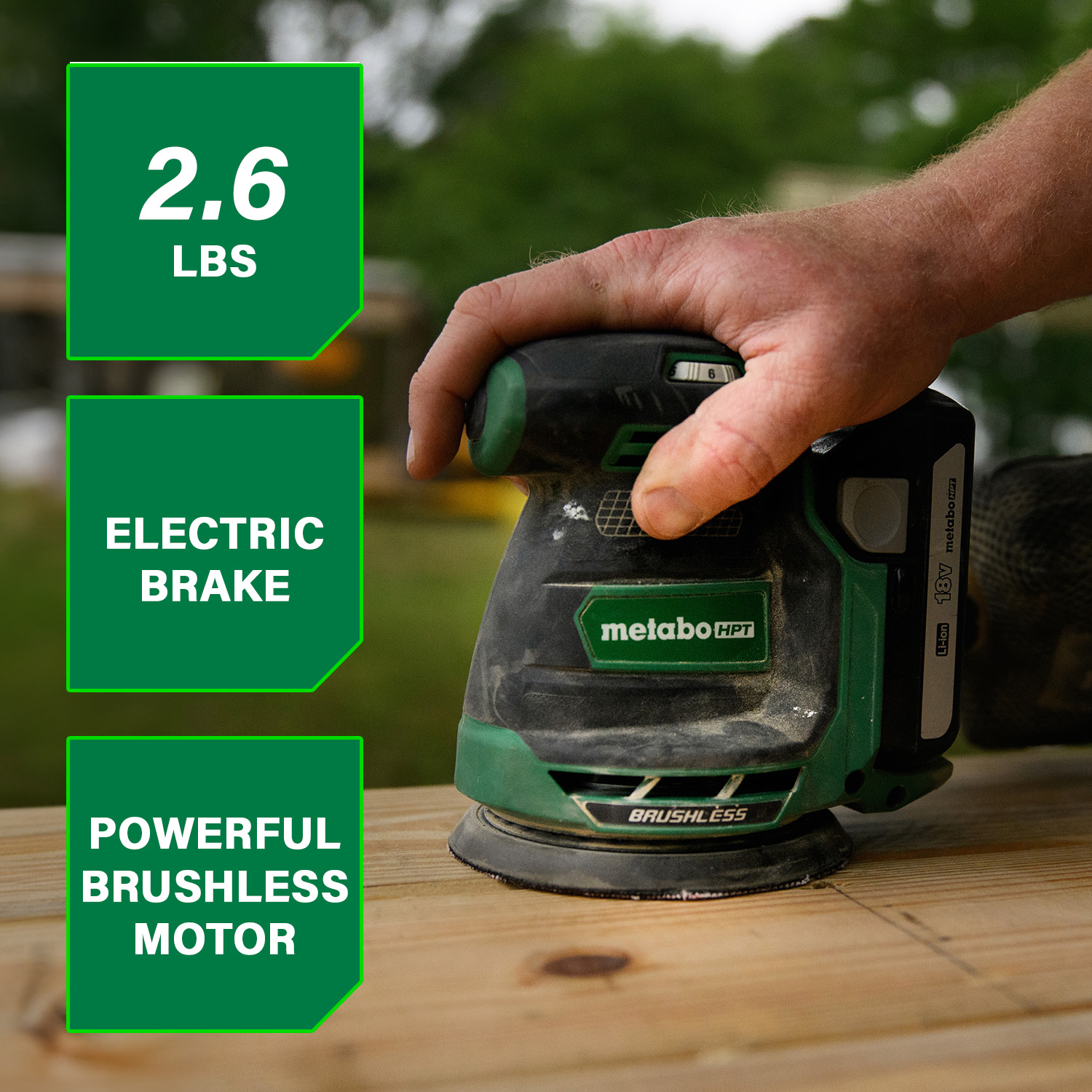 18V Cordless 5 Inch Random Orbital Sander (Tool Body Only