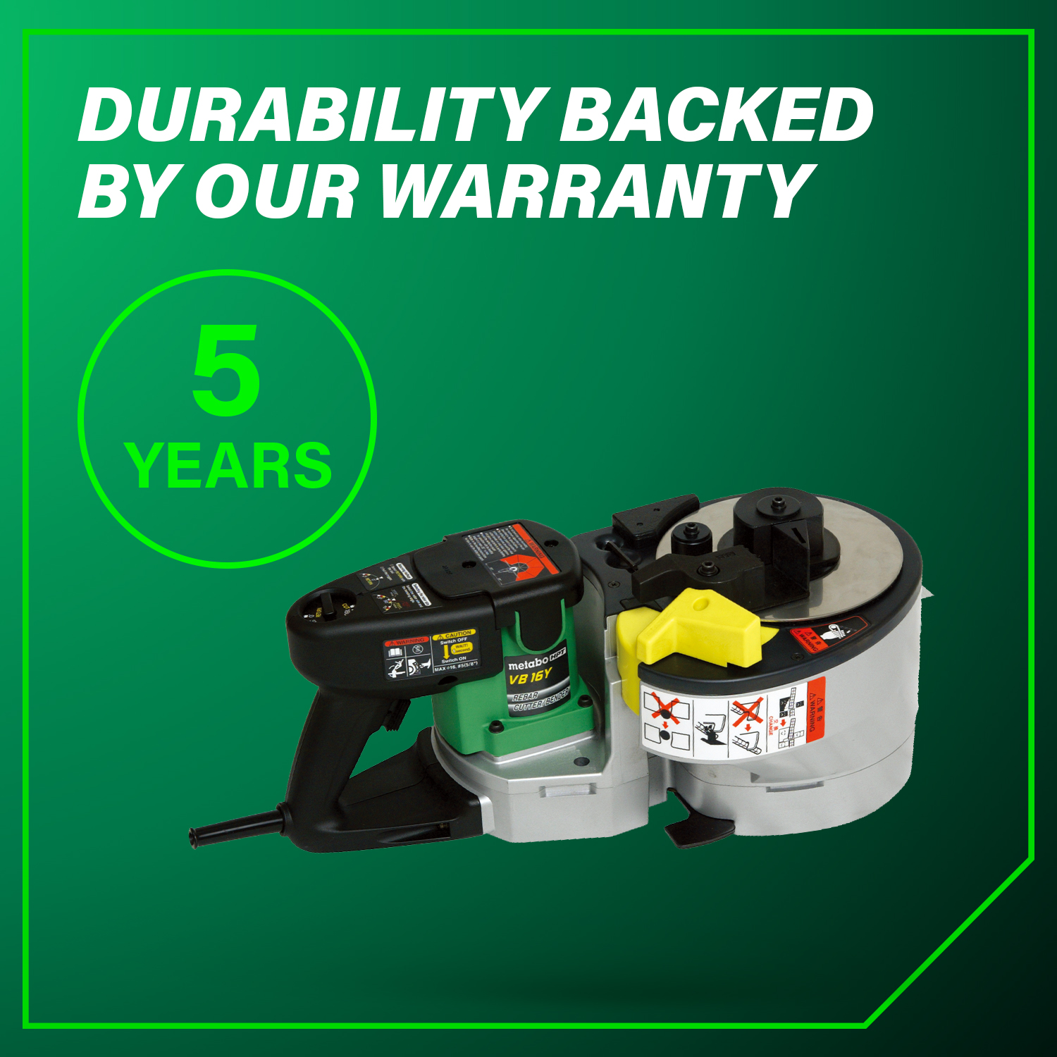 Portable Rebar Bender and Cutter | Metabo HPT VB16Y