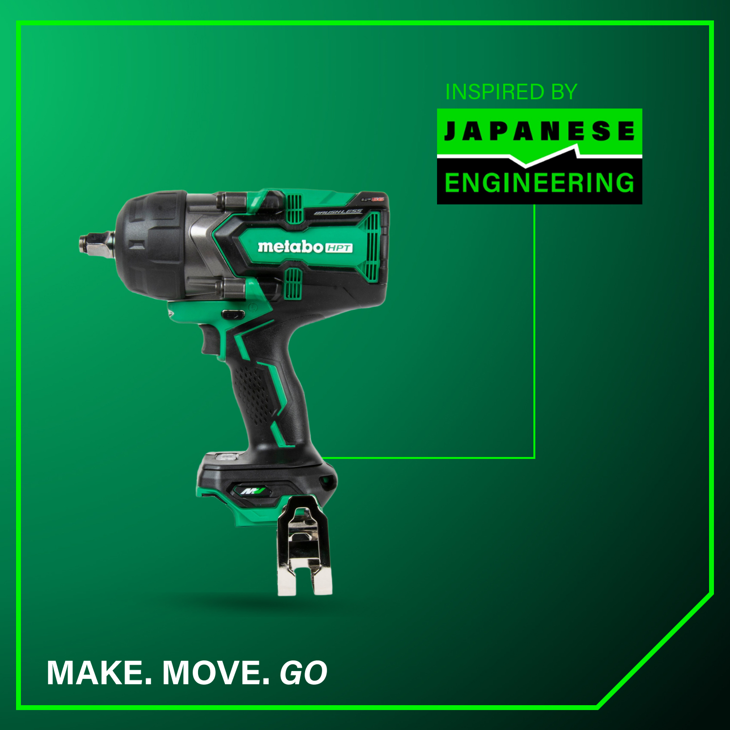 36V MultiVolt™ Cordless Brushless High Torque 1/2